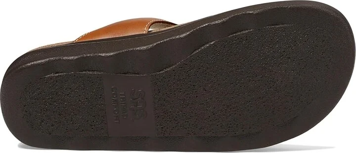 SAS Sanibel Comfort Thong Sandal Women's Shoes Caramel : 7 W - Wide (C), Leather - Image 4