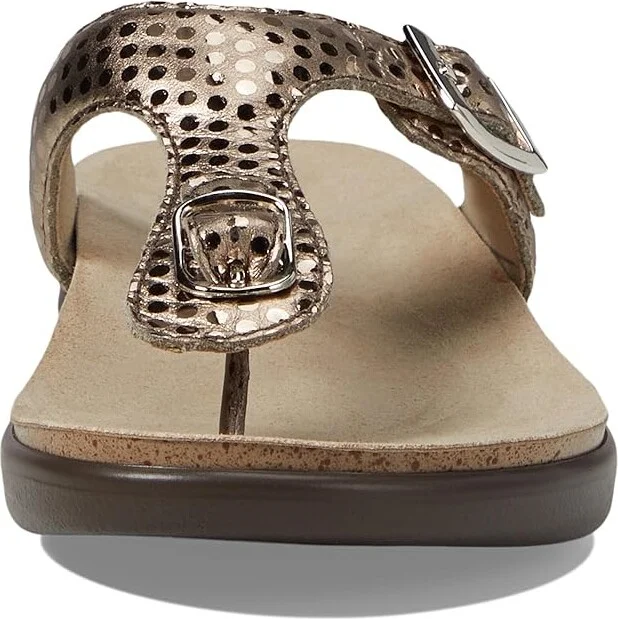 SAS Sanibel Comfort Thong Sandal Women's Shoes Oro : 5 M - Medium (B), Leather - Image 3