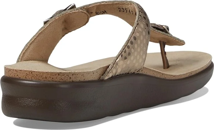 SAS Sanibel Comfort Thong Sandal Women's Shoes Oro : 5 M - Medium (B), Leather - Image 5
