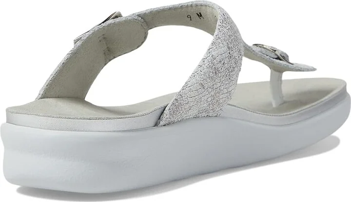 SAS Sanibel Comfort Thong Sandal Women's Shoes Plata : 5.5 M - Medium (B), Leather - Image 4