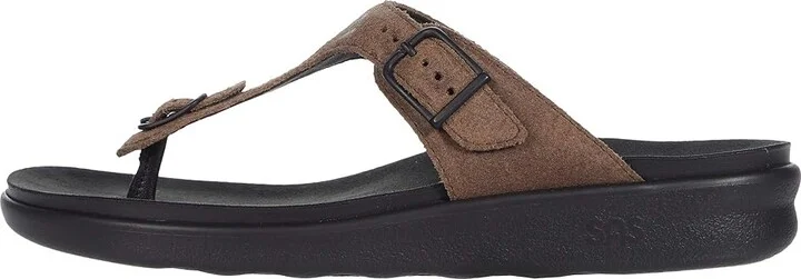 SAS Sanibel Comfort Thong Sandal Women's Shoes Trail : 6 M - Medium (B), Leather - Image 6