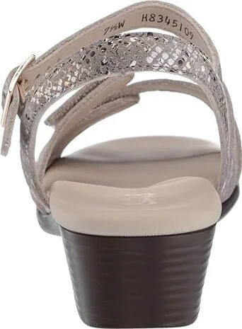 SAS Savanna Adjustable Heeled Sandal Women's Sandals Multi/Snake Gold : 7 M - Medium (B), Leather - Image 5