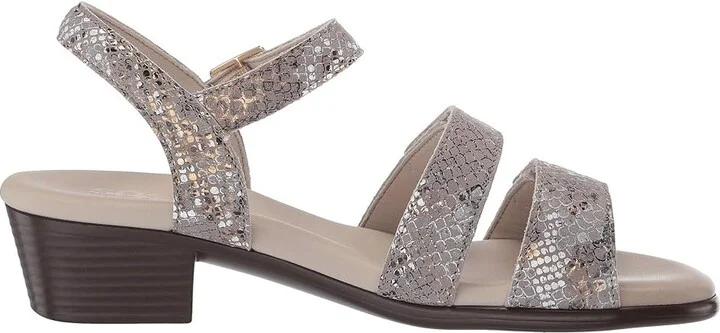 SAS Savanna Adjustable Heeled Sandal Women's Sandals Multi/Snake Gold : 7 M - Medium (B), Leather - Image 8