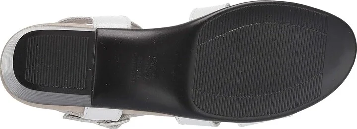 SAS Savanna Adjustable Heeled Sandal Women's Sandals White Lizard : 7.5 S - Slim (AAA), Leather - Image 4
