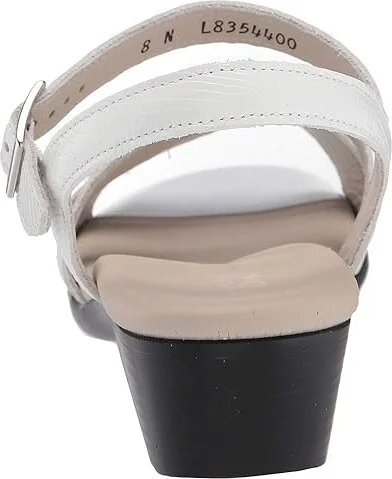 SAS Savanna Adjustable Heeled Sandal Women's Sandals White Lizard : 7.5 S - Slim (AAA), Leather - Image 5
