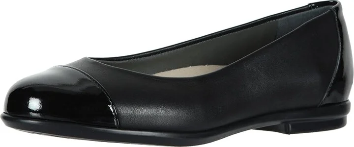 SAS Scenic Cap Toe Women's Shoes Black/Black Patent : 6 S - Slim (AAA), Leather - Image 2