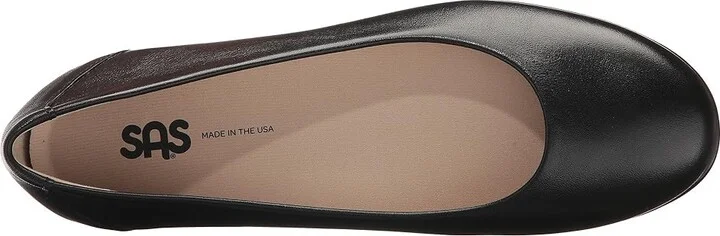 SAS Scenic Comfort Ballet Flat Women's Shoes Black : 6 S - Slim (AAA), Leather - Image 3