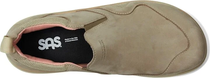 SAS Scramble Slip On Loafer Women's Shoes Taupe Pink : 6 M - Medium (B), Leather - Image 2