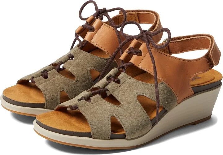 SAS Sedona Lace Up Wedge Sandal Sagebrush 11 M (M) (B)