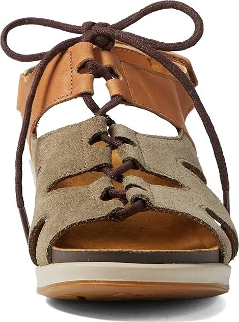 SAS Sedona Lace Up Wedge Sandal Women's Sandals Sagebrush : 6.5 M - Medium (B), Leather - Image 2