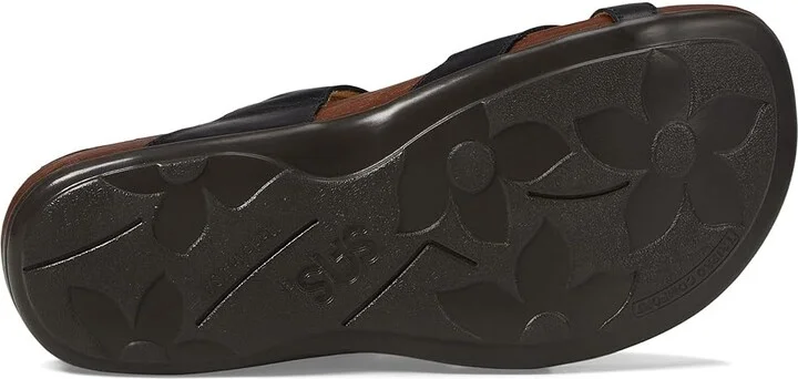 SAS Shelly Adjustable Toe Loop Slide Sandal Women's Shoes Black : 5.5 M - Medium (B), Leather - Image 4