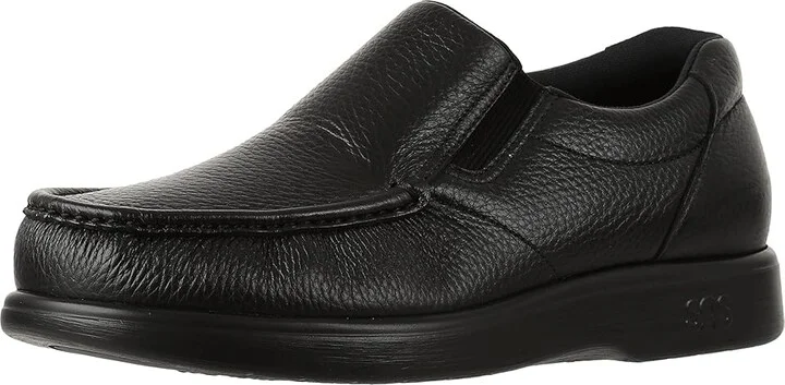 SAS Side Gore Slip On Comfort Loafer Men's Shoes Black : 9 N - Narrow (C), Leather - Image 2