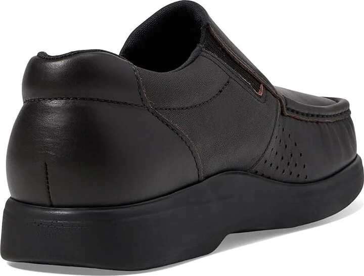 SAS Side Gore Slip On Comfort Loafer Men's Shoes Cacao : 9.5 M - Medium (D), Leather - Image 4