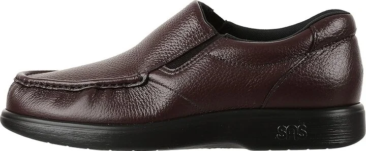 SAS Side Gore Slip On Comfort Loafer Men's Shoes Cordovan : 9 S - Slim (B), Leather - Image 7
