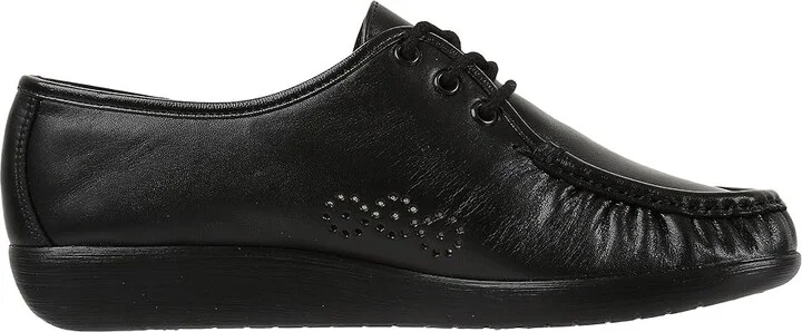 SAS Siesta Comfort Tie Women's Shoes Black : 6 S - Slim (AAA), Leather - Image 8