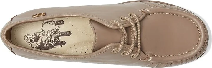 SAS Siesta Comfort Tie Women's Shoes Mocha : 6 S - Slim (AAA), Leather - Image 3