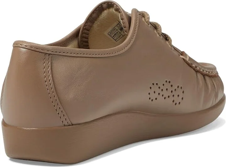 SAS Siesta Comfort Tie Women's Shoes Mocha : 6 S - Slim (AAA), Leather - Image 5