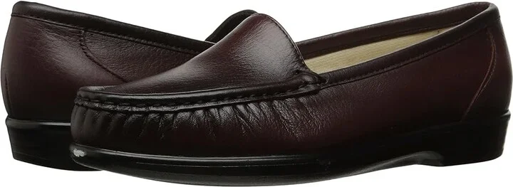 SAS Simplify Comfort Loafer Women's Shoes Antique Wine : 7 N - Narrow (AA)