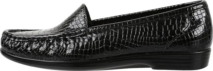 SAS Simplify Comfort Loafer Women's Shoes Black Croc : 6 S - Slim (AAA) - Image 7