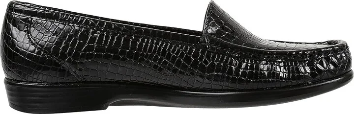 SAS Simplify Comfort Loafer Women's Shoes Black Croc : 6 S - Slim (AAA) - Image 8
