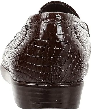 SAS Simplify Comfort Loafer Women's Shoes Brown Croc : 6 S - Slim (AAA) - Image 5