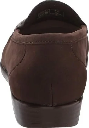 SAS Simplify Comfort Loafer Women's Shoes Brown Tetris : 9.5 N - Narrow (AA), Leather - Image 5