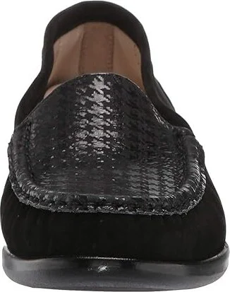 SAS Simplify Comfort Loafer Women's Shoes Gray Tetris : 7 M - Medium (B), Leather - Image 6