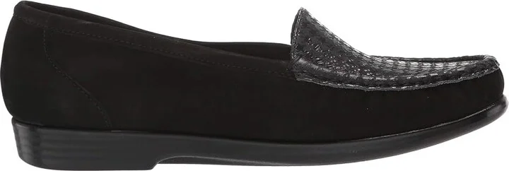 SAS Simplify Comfort Loafer Women's Shoes Gray Tetris : 7 M - Medium (B), Leather - Image 8