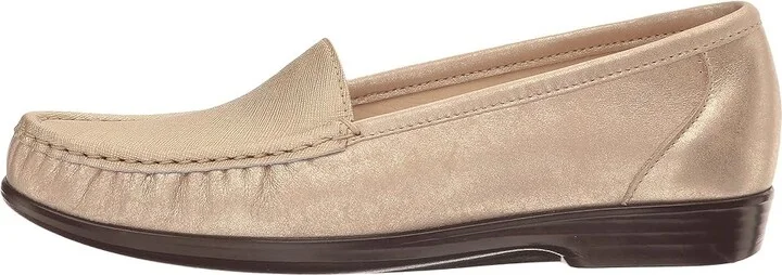 SAS Simplify Comfort Loafer Women's Shoes Lusso/M-Gold : 8 S - Slim (AAA), Leather - Image 7