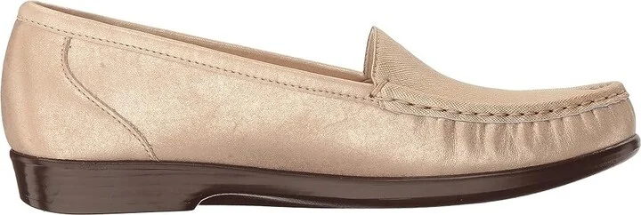 SAS Simplify Comfort Loafer Women's Shoes Lusso/M-Gold : 8 S - Slim (AAA), Leather - Image 8