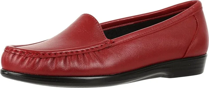 SAS Simplify Comfort Loafer Women's Shoes Red : 7 N - Narrow (AA) - Image 2