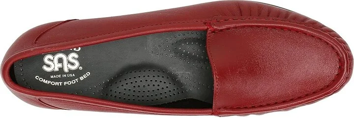 SAS Simplify Comfort Loafer Women's Shoes Red : 7 N - Narrow (AA) - Image 3