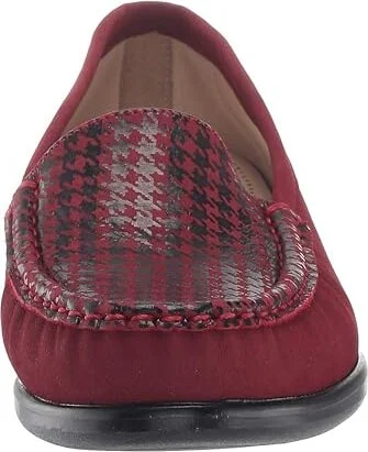 SAS Simplify Comfort Loafer Women's Shoes Red Tetris : 7 M - Medium (B), Leather - Image 6