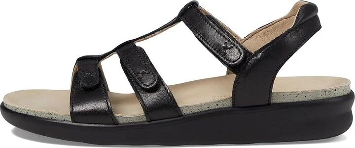 SAS Sorrento Adjustable Comfort Sandal Women's Shoes Black : 7 N - Narrow (AA), Leather - Image 7