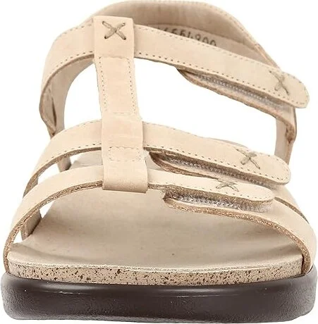 SAS Sorrento Adjustable Comfort Sandal Women's Shoes Linen : 5 M - Medium (B), Leather - Image 6
