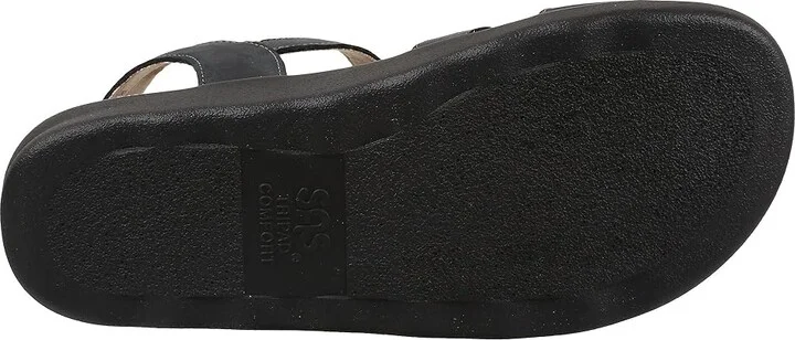 SAS Sorrento Adjustable Comfort Sandal Women's Shoes Nero : 5 M - Medium (B), Leather - Image 4
