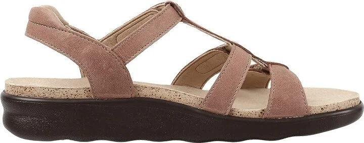 SAS Sorrento Adjustable Comfort Sandal Women's Shoes Praline : 5.5 M - Medium (B), Leather - Image 8