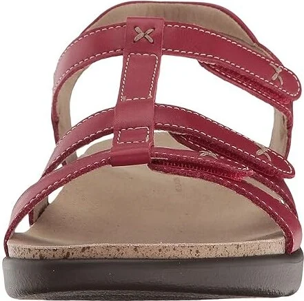 SAS Sorrento Adjustable Comfort Sandal Women's Shoes Red : 5 M - Medium (B), Leather - Image 6