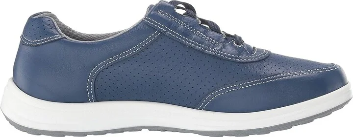 SAS Sporty Lux Lace Up Comfort Sneaker Women's Shoes Blue Perf : 6.5 S - Slim (AAA), Leather - Image 8