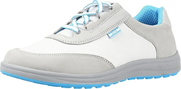 SAS Sporty Women's Shoes Gray/White : 6 S - Slim (AAA), Synthetic/Leather - Image 2