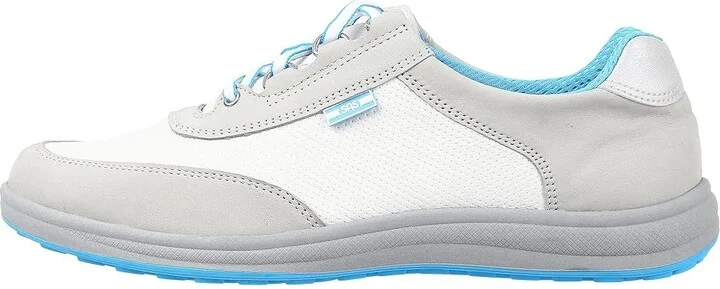SAS Sporty Women's Shoes Gray/White : 6 S - Slim (AAA), Synthetic/Leather - Image 7