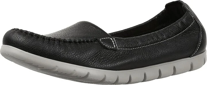 SAS Sunny Elasticized Comfort Loafer Women's Shoes Black : 6 S - Slim (AAA), Leather - Image 2