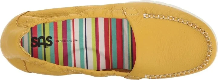 SAS Sunny Elasticized Comfort Loafer Women's Shoes Canary Yellow : 8 N - Narrow (AA) - Image 3