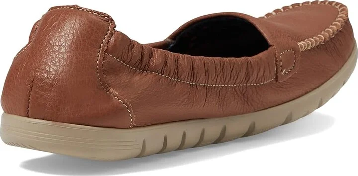 SAS Sunny Elasticized Comfort Loafer Women's Shoes Pecan Brown : 6 S - Slim (AAA), Leather - Image 5