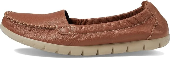 SAS Sunny Elasticized Comfort Loafer Women's Shoes Pecan Brown : 6 S - Slim (AAA), Leather - Image 7
