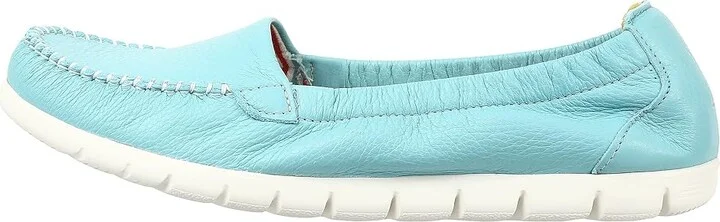 SAS Sunny Elasticized Comfort Loafer Women's Shoes Teal : 7 N - Narrow (AA), Leather - Image 7