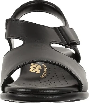 SAS Suntimer Comfort Heeled Sandal Women's Shoes Black : 6 S - Slim (AAA), Leather - Image 6