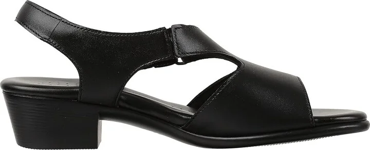 SAS Suntimer Comfort Heeled Sandal Women's Shoes Black : 6 S - Slim (AAA), Leather - Image 8