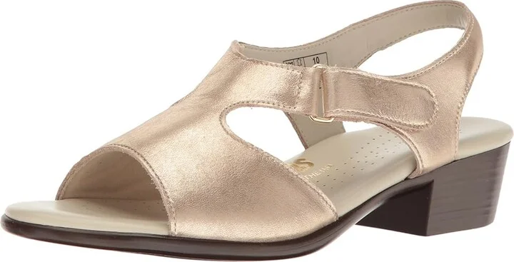 SAS Suntimer Comfort Heeled Sandal Women's Shoes Lusso : 6.5 S - Slim (AAA), Leather - Image 2