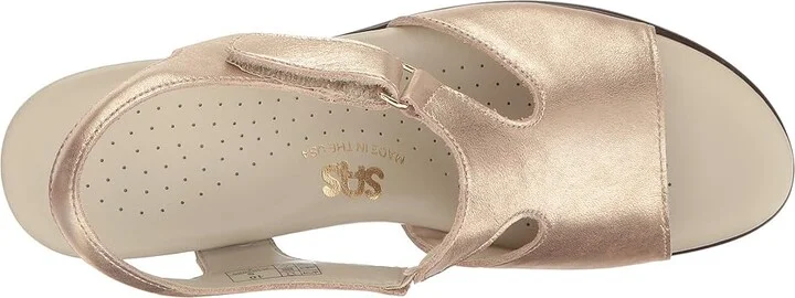 SAS Suntimer Comfort Heeled Sandal Women's Shoes Lusso : 6.5 S - Slim (AAA), Leather - Image 3